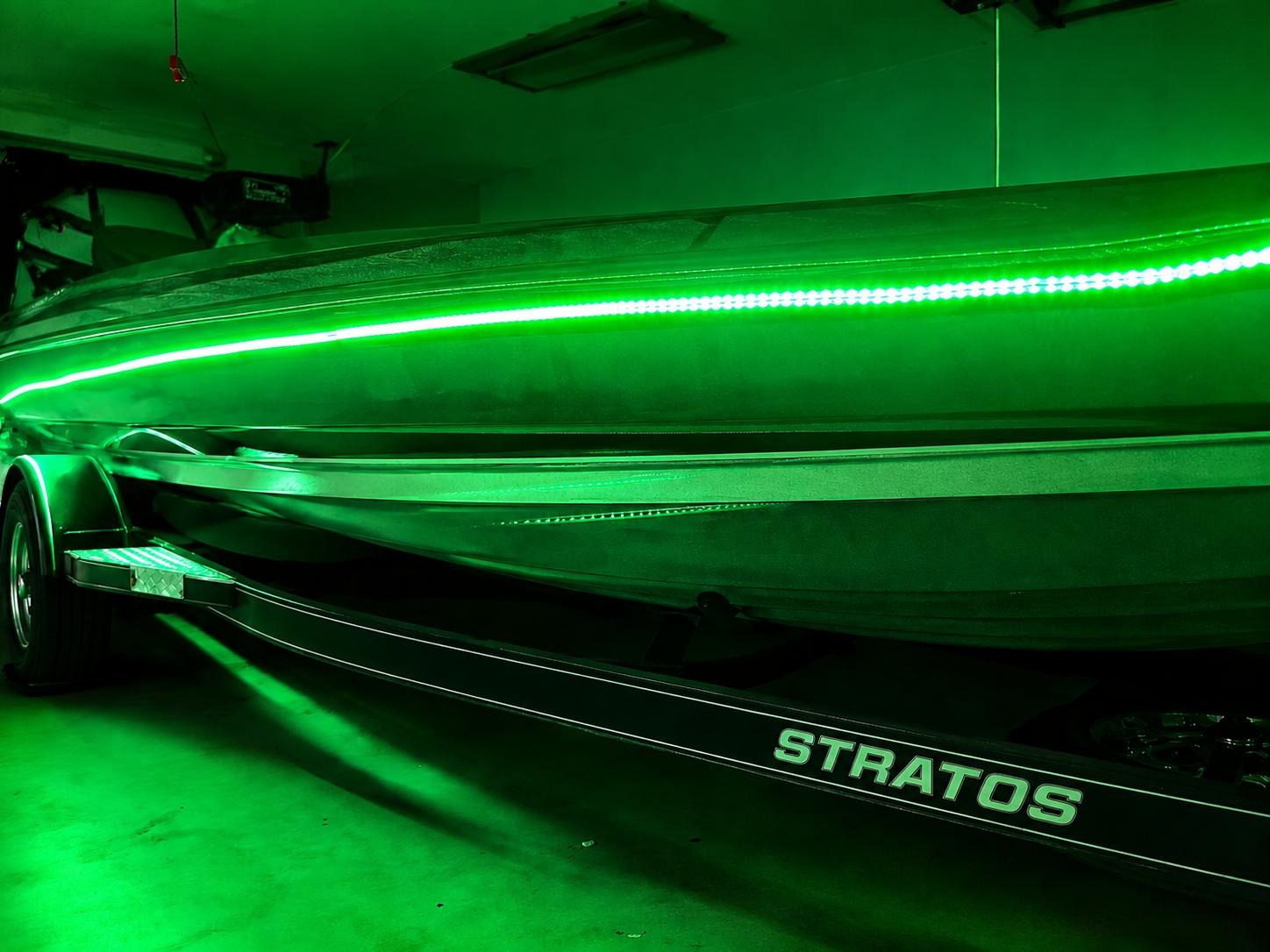 Green LED Marine Lights for Bass Boats